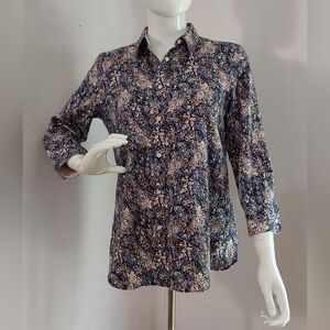 CHAPS "NO IRON" Women's Blouse / SIZE: MEDIUM